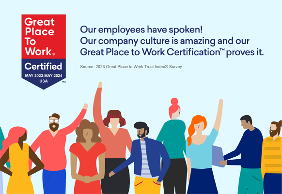 2023 Great Place To Work Certification Image